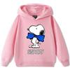 Felpa con cappuccio Snoopy Peanuts Bambini Ragazzo/a Cartoon Animation Boys Girl