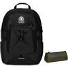 Invicta Zaino Scuola Moab Solid, Nero + BUSTINA INVICTA LOGO