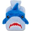SJ GANG STYLE JAM GANG Borsa dell'acqua calda morbida, Tema Squalo, Blu,