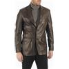 Zayn Lether Giacca cappotto uomo vera pelle di agnello morbida vera pelle blazer DUE BOTT...