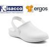 Isacco Zoccolo Donna Bianco Scarpe Antiscivolo da Infermiera Ospedale Alimentari