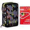Seven ASTUCCIO Seven® 3 ZIP - DYE ON + 12 Pastelli a Colori