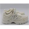Armani Exchange Scarpe sneakers donna ARMANI EXCHANGE xw002153 off white bianco gold zeppa