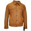 Zayn Leather Giacca Camicia Uomo Alta Qualità Vera Pelle di Agnello Giacca Slim Biker Bott...