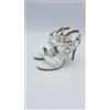 Braccialini Scarpe donna BRACCIALINI 1637 sandali décolleté bianco tacco estate cerimonia