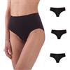 BELLISSIMA - OFFERTA 3 SLIP DONNA VITA ALTA MICROFIBRA SENZA CUCITURE - 017