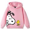 Felpa con cappuccio Snoopy Peanuts Bambini Ragazzo/a Cartoon Animation Boys Girl