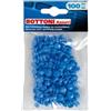 LAMPA BOTTONI TARGA KIT 100 PZ BIANCHI O AZZURRI PER FISSAGGIO AL PORTATARGA AUTO MOTO