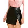 Zayn Leather Minigonna in pelle di agnello nera da donna gonna corta in vera pelle taglie ...