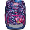 SJ GANG STYLE JAM GANG SJ Gang Zaino Scuola Updown Soft, Viola, Doodle Heart, Monoscomparto con