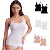 BELLISSIMA - SET 6 CANOTTE DONNA SPALLA STRETTA MICROFIBRA ELASTICIZZATA - 052