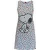 Snoopy Camicia da Notte Ragazza Spalla Larga in Cotone Snoopy Art. PL22028
