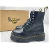 Dr. Martens Scarpe anfibio donna DR. MARTENS jadon stivali nero polished smooth 15265001