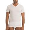 GARDA - 3 MAGLIE INTIMO UOMO MEZZA MANICA SCOLLO V 100% PURO COTONE PETTINATO
