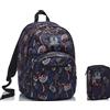 Seven Kit scuola - ZAINO Format Invicta + ASTUCCIO - Paisley