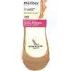 MERITEX 4 SALVAPIEDE DONNA MERITEX SCOLLATISSIMO BALLERINA COTONE SILICONE NEL TALLONE