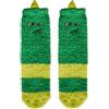 SJ GANG STYLE JAM GANG Calzini antiscivolo tema dinosauro, Verde, Per bambini,