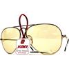 Cebe Occhiali da Sole Vintage CEBE 106 Aviator Metallo - Francia 1980 - Oro