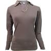 Liabel Camiciola Donna Manica Lunga Misto Lana Pizzo sul Colletto 5200/336N