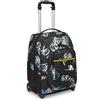 SEVEN Trolley Seven, Abstract graffiti boy, Nero, 2 in 1 Zaino con Cross-Over System,