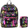 Seven Kit scuola - ZAINO EXTRA FIT Seven + ASTUCCIO - Iridescent