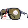 Cebe Vintage CEBE 975 sunglasses - France 1990's - RARE MODEL - Large - Blue Matte