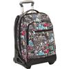 SEVEN Trolley Tech Yub Graffiti, 2in1, Zaino staccabile, Nero, 34 Lt, Scuola & Viaggio