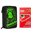 Invicta Astuccio 3 Scomparti Completo di Matite + 12 Pastelli