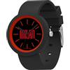 Seven Orologio Milan da polso, Rosso Nero, Analogico al quarzo, Bambini e