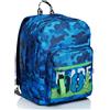 SEVEN Zaino Extra Fit Seven, Crew, Blu, Doppio Scomparto, Scuola e Tempo Libero