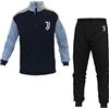 JUVENTUS Pigiama Tuta Uomo Mezza Zip in Felpa Juve Prodotto Ufficiale Art. JU14117