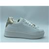 Gaelle Scarpe sneakers donna GAELLE gacaw01302 oro bianco fondo cassetta