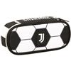 Juventus Seven Portapenne Scuola Round Plus, F.C. JUVENTUS Calcio, Nero Bianco, Astuccio