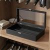 Scatola Portaocchiali con Coperchio Trasparente Grande Capacità per Cassettiera