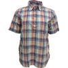 GANT USA Polo A Maniche Corte GANT Da Donna In Madras Check Blu Profondo 432193 Taglia 4