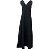 Athleta Derek Lam Abito Lungo Senza Maniche Nero Da Donna #V27 8 NWOT