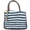 Roberta Roller Rabbit Borsa Hanai In Seta E Raffia Multicolore Taglia Unica