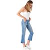 DL1961 Jeans Boot Cropped Mid Rise Insculpt Milton Bridget Da Donna Taglia 27 NWT