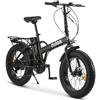 NILOX X5 PRO - FAT BIKE RIGIDA - RUOTE 20 X 4 - MOTORE 250W - FRENI DISCO - BATT