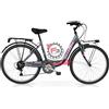 SPEEDCROSS SRL 112.26ALISEAGRIGIO BICI CTB DONNA 26 ALISEA 1 VELOCITA' GRIGIO TITANIO-FUXIA