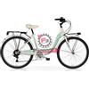 SPEEDCROSS SRL 112.26ALISEABIANCO BICI CTB DONNA 26 ALISEA 1 VELOCITA' BIANCO-TIFFANY
