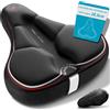 Does not apply Coprisella Bici Con Coprisella Cyclette in Memory Foam a Doppio Strato, Cuscino