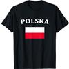 Best Art Bandiera Polacca Polonia Polska Maglietta
