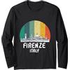 Firenze Italy Souvenirs Travel Vacation Souvenir firenze Italia Bandiera Firenze Maglia a Manica