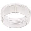 Flandria Filo di ferro in metallo plastificato, bianco, 1,3 mm, bobina 50 m