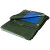 VERDELOOK | Telo Occhiellato Multiuso in Polietilene, 5x4 m, Verde/Blu, Telo per
