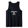 OWZMNDFZ Tees Bergamo Italia Città della Bandiera Italy Flag Canotta