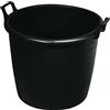 VERDELOOK Vaso Mastello multiuso in PVC, capacità 155 litri, nero, vivaio orto g
