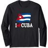 Cuban Flag Classic Cuban design Cuban Flag Cuba design Miami Spanish Cuban design Maglia a Manica