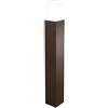 NOVA LINE Lampioncino da esterno Artemide Corten 1xE27 100x100x650mm NOVA LINE GRW2773CR